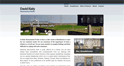 Desktop Screenshot of davidkielymonumentals.com